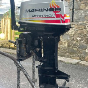 Used 25hp Mariner marathon – short shaft, manual start, tiller control, two stroke